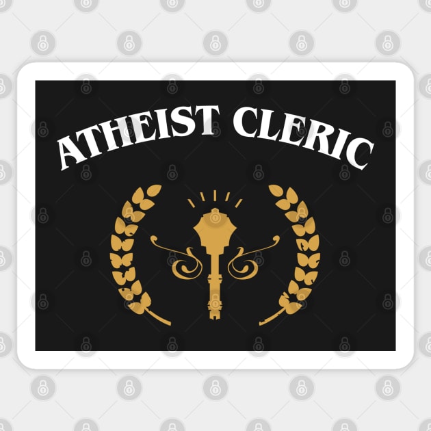 Atheist Cleric Meme RPG Sticker by pixeptional